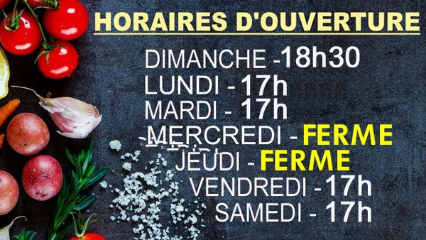 Le Black Dog Horaires